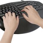 Adesso Ergonomic USB Keyboard with Integrated Palm Rest - Split Key Design